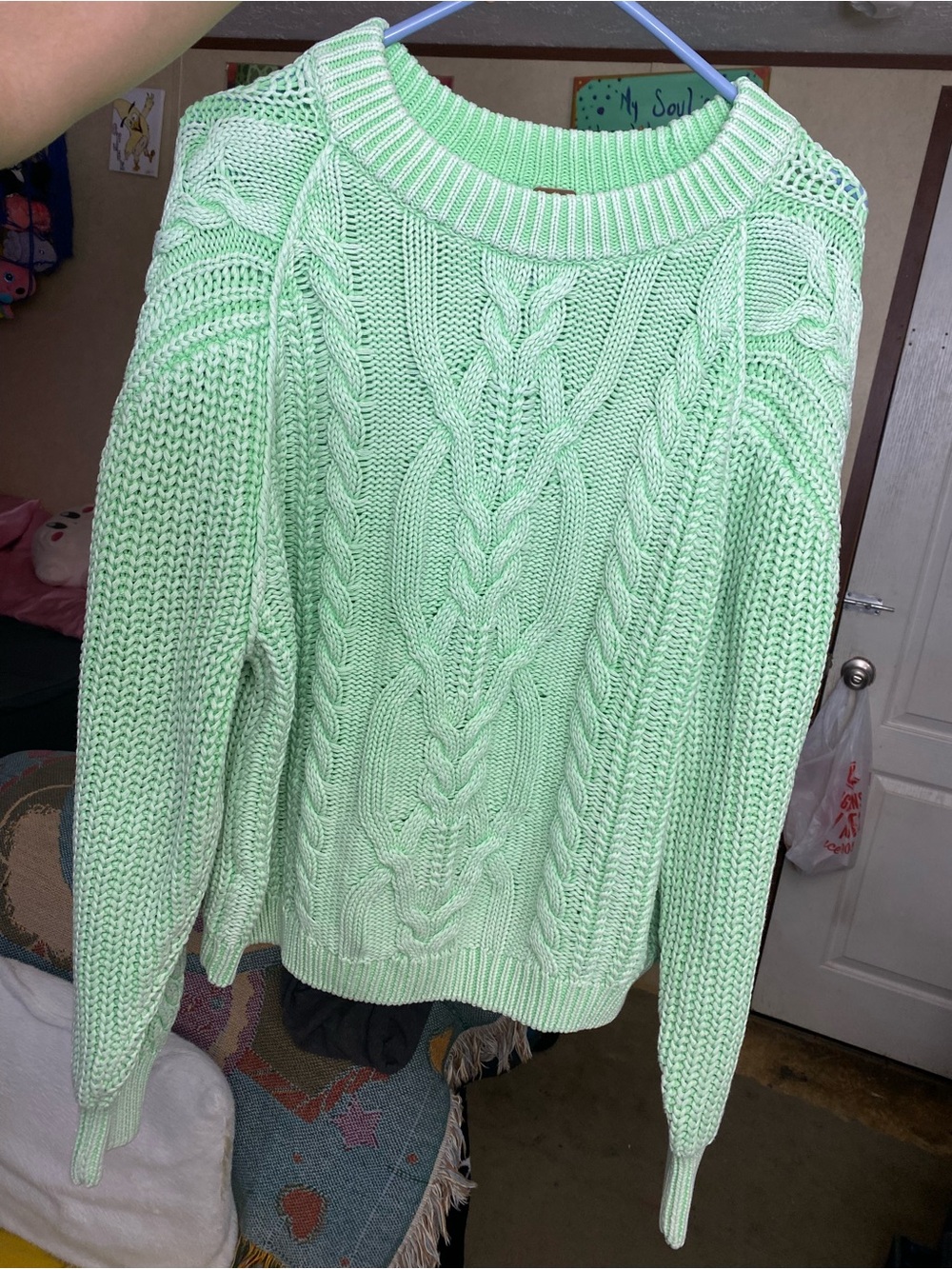 Free People Frankie Cable Knit Sweater - Picture 2 of 10